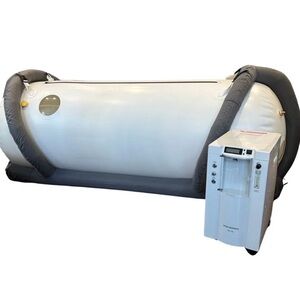 White and Gray Hyperbaric Chamber